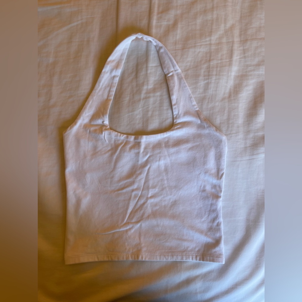 White halter neck top from cotton on